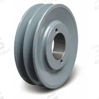 APPROVED VENDOR V-Belt Pulley: 2BK60, 2 Groove, 5.75 in OD, Bushed Bore, H/QT, Cast Iron. Key specifications — Pulley Industry Number: 2BK60; Pitch Diameter: 5 in (4L, A); For Belt Section (broad, with similar types): 4L, A, or AX.