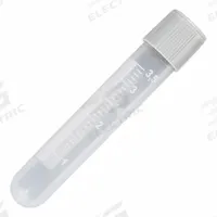 GLOBE SCIENTIFIC Test Tube: Test Tube, Polypropylene, 4 mL Capacity - mL, Round, Colorless (MPN 6054). Key specifications — Brand: GLOBE SCIENTIFIC; Graduated: Yes; Closure Color: Colorless; Includes Closure: No; Body Color: Colorless; Bottom Shape: Round; Body Material: Polypropylene.