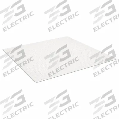 APPROVED VENDOR Chair Mat: Rectangle, 0.38 in Thick, 60 in Overall Lg, 46 in Overall Wd - Medium-Pile Carpet Chair Mats