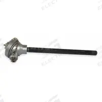 TEMPCO Heavy Duty Thermocouple: 32°F to 2,300°F /0°C to 1,260°C, Type K, 24 in Probe Lg, Rounded Tip (MPN TCS00017). Key specifications — attr1275833: ±2.2 °C or ±0.75 %, Whichever is Greater; attr1275827: TEMPCO.