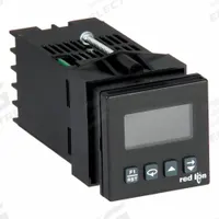 RED LION Counter: Hour Meters, DIN Track Mounting, 2 in x 2 in, cRUus/UKCA/UL E137808, LCD, Key, 4X (MPN C48CS103). Key specifications — Features: Single Preset Version; Mounting Style: DIN Track; Output Rating: 5 A @ 250V AC; Standards: UL E137808; NEMA Enclosure Rating: 4X; Terminal Connection Type: Wire Clamping Screw; Brand: RED LION; Manufacturer Part Number: C48CS103.