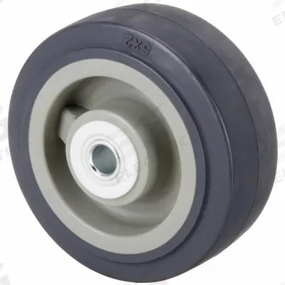 APPROVED VENDOR Caster Wheel: 5 in Wheel Dia., 2 in Wheel Wd, Polyurethane, 750 lb Load Rating - Polyurethane Tread on Plastic Core Wheels