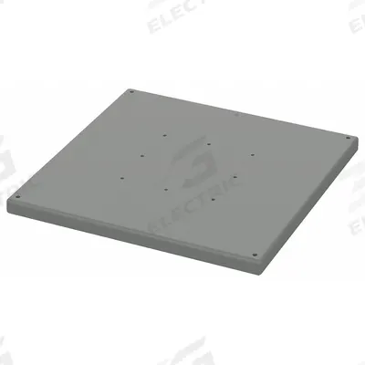HOFFMAN Pedestal Base: Steel, 18 in x 18 in - Pedestal Bases