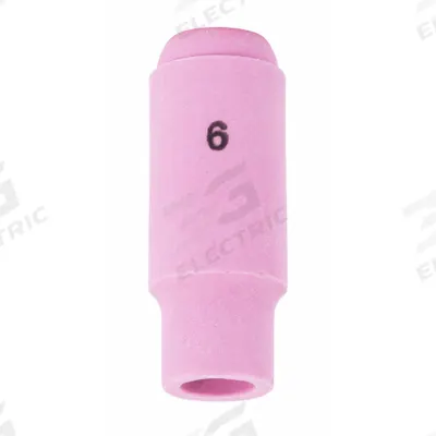 LINCOLN ELECTRIC Nozzle: Alumina, No. 6, Std - Standard Nozzles
