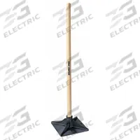 TRUE TEMPER Dirt Tamper: Steel Blade, 8 in Wd, 8 in Blade, Wood Handle, 42 in Lg, Straight Handle (MPN 11334GR). Key specifications — Handle Material: Wood; Blade Material: Steel.