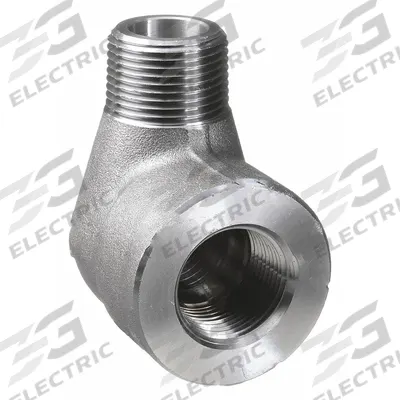 APPROVED VENDOR Metal Pipe Elbow: 1 in x 1 in, Female NPT Threaded x Male NPT Threaded - Threaded High-Pressure Pipe Fittings