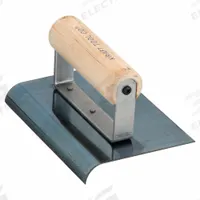 KRAFT TOOL Concrete Sidewalk Edger: Blue Steel, 6 in Blade Lg, 4 in Blade Wd, Wood (MPN CF562). Key specifications — attr1004985: Edger; attr1004984: KRAFT TOOL; attr1004993: Wood.