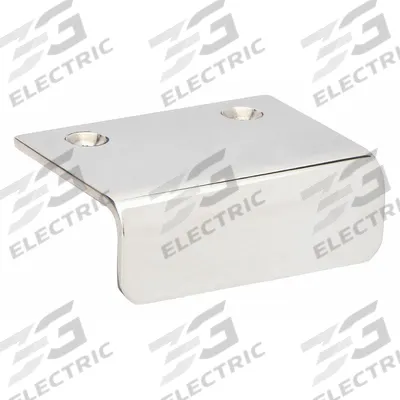 SUGATSUNE Pull Handle: Threaded Holes, Stainless Steel, Silver, 3.1 mm x 20 mm Screw Size - Edge Pull Handles