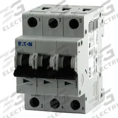 EATON IEC Supplementary Protector: 1 A Amps, 96V DC, 15kA at 415V AC, Lug, FAZ, 277/480V AC (MPN FAZ-D1/3). Key specifications — Terminal Connection: Lug; Series: FAZ; AC Voltage Rating: 277/480V AC; DC Voltage Rating: 96V DC; Max. AIR Rating: 15kA at 415V AC; Brand: EATON.