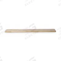 HALLOWELL Pedestal Bench Top: 6 ft x 9 1/2 in, Laminated Maple, Natural, Lacquer (MPN MBT72). Key specifications — Color: Natural; Material: Laminated Maple; Finish: Lacquer; Brand: HALLOWELL.