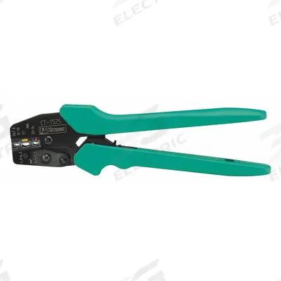 PANDUIT Crimper: For Splices/Terminals, 10 3/4 in Overall Lg, Deluxe Cushion Grip - Controlled-Cycle Wire Connector & Terminal Crimpers