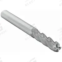 OSG Ball End Mill: Carbide, 4 Flute, 3/16" Mill Dia, 3/4" LOC, 2-1/4" OAL (MPN 464-1875-BN)