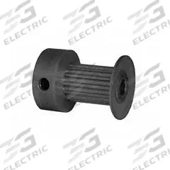DAYTON Timing Pulley: Modified Curvilinear, Fixed, For GT Timing Belt Section, For 9 mm Belt Wd (MPN 13-2P09-6CA1). Key specifications — Brand: DAYTON; Finish: Clear Anodized; For Belt Series: Powerhouse®.