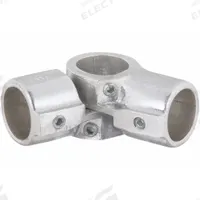 Structural Pipe Fitting: Adj Swivel, Cross, 1 1/2 in For Pipe Size, Aluminum, Gray (MPN 30C-8). Key specifications — Manufacturer Part Number: 30C-8; Brand: HOLLAENDER; Finish: Mill; Material: Aluminum; Product Type: Adjustable Swivel.