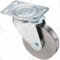 APPROVED VENDOR Plate Caster: Swivel, 8 in Wheel Dia, 2 in Wheel Wd, 9 5/8 in Mounting Ht, Slot (MPN LH-DSPK 200K-16). Key specifications — attr1100373: APPROVED VENDOR.