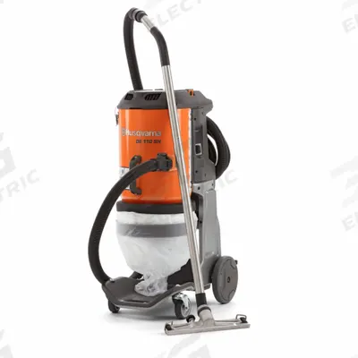 HUSQVARNA Dust Extractor: HEPA, Dry, 106 cfm Air Flow - Corded Dust Extractors with HEPA Filtration