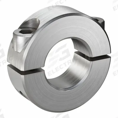RULAND MANUFACTURING Shaft Collar: 2-Piece, Inch, Round, Clamp-On, 3/4 in Bore Dia - Stainless Steel Shaft Collars