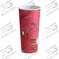 APPROVED VENDOR Disposable Cup: 24 oz Capacity, Multi, Paper, Bistro, 500 PK (MPN 424SIN-0041). Key specifications — attr552470: APPROVED VENDOR; attr561678: Yes; attr552476: Paper; attr552475: PK; attr552478: No; attr552482: Bistro.