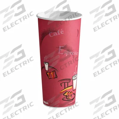 APPROVED VENDOR Disposable Cup: 24 oz Capacity, Multi, Paper, Bistro - Paper Hot Cups