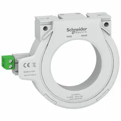 SCHNEIDER Ground Fault Sensor: Equipment Monitoring and Control (MPN 50438). Key specifications — attr868153: RH99P; attr868155: Closed Toroid; attr868152: SCHNEIDER.