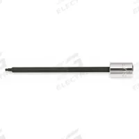 PROTO Socket Bit: 3/8 in Drive Size, Ball Hex Tip, 1/8 in Tip Size, 6 3/32 in Overall Lg, SAE (MPN J4904BD). Key specifications — attr1204765: Fixed Insert; attr1204767: PROTO.