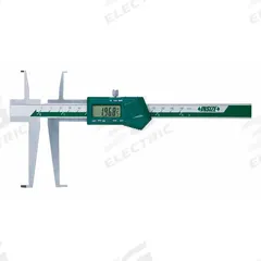 INSIZE Inside Groove Digital Caliper: 6 in to 6 in /9 mm to 150 mm, Cabled, +/-0.0016 in Accuracy (MPN 1176-150). Key specifications — attr1184461: +/-0.0016 in; attr1184462: 0.0005 in/0.01 mm; attr1184471: Inside; attr1184472: Inside Groove; attr1184496: INSIZE.