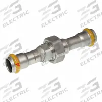 APOLLO Crimp Union Fitting: 1 in Pipe x 1 in Pipe Size, Press-fit x Press-fit, HNBR, SmartPress (MPN 123456911). Key specifications — Brand: APOLLO; Series: SmartPress.