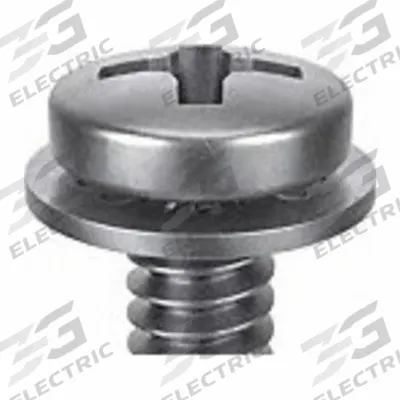 SEMS Screw: Internal Tooth, #8-32 Thread Size, 1 1/4 in Lg, Stainless Steel - Machine Screws with Internal Tooth Lock Washers