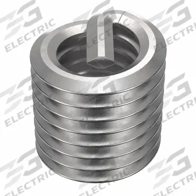 HELI-COIL Helical Insert: Tanged Tang Style, Screw-Locking, #10-32 Thread Size, Plain - Screw-Locking Tanged Helical Inserts