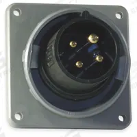 HUBBELL Pin and Sleeve Inlet: Black, 600V AC, Three Phase, 20 A, 3 Pole, 4 Wire, IEC Grounding (MPN HBL420B5W). Key specifications — Brand: HUBBELL.