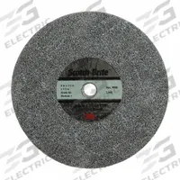 SCOTCH-BRITE Unitized Wheel: 6 in Dia x 1/2 in W, 1/2 in Arbor Hole, Ceramic, Medium, Medium (6) (MPN 7100088613). Key specifications — Series: DP-UW; Brand: SCOTCH-BRITE.