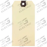 APPROVED VENDOR Shipping Tag: #12, 8 in Tag Ht, 4 in Tag Wd, 15 Points, Manila, Paper, 500 PK (MPN 61KU58). Key specifications — Card Stock Thickness: 15 Points; Tag Color: Manila; Tag Material: Paper; Brand: APPROVED VENDOR.