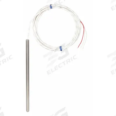 TEMPCO Temperature Probe: 0°F to 392°F /-18°C to 200°C, ±0.3°C/0.12 ohm @ 0°C - RTDs for Liquid & Gas Applications