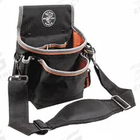 KLEIN TOOLS Tool Pouch: For 2 in Belt Wd - Max, 15 Pockets, Black (MPN 5243). Key specifications — Closure Type: Open Top; Attachment: Belt Slot; Color: Black; Brand: KLEIN TOOLS; For Tool Type: Tape Rolls.