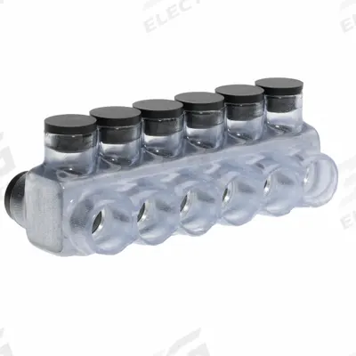 POLARIS Multitap Connector: 6 Port, Double-Sided Entry, 6 AWG – 250 kcmil Wire Size - Dry-Location Double-Sided Entry Multitap Connectors