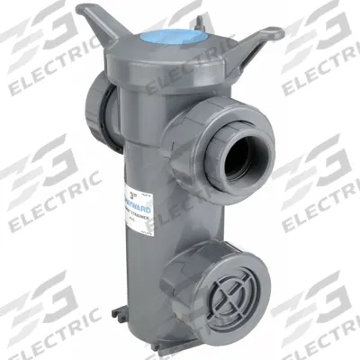 HAYWARD Basket Strainer: PVC, 0.125 in Screen Size, Single, NPT, 2 1/2 in, 22 5/16 in Ht - PVC Basket Strainers