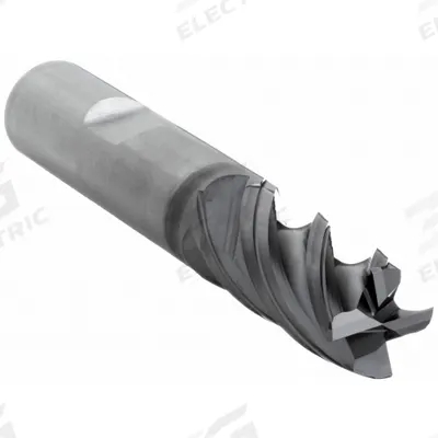 WIDIA HANITA Corner Chamfer End Mill: Carbide, AlTiN Coated, 4 Flute, 1/2" Mill Dia - Fast-Cutting Carbide Corner-Chamfer End Mills for Steel & Cast Iron