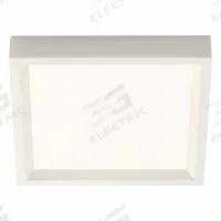 Square Downlight: 4 in Dia, White, 5/8 in Ht, 650 lm, 3000K, 10 W, 120/277V AC (MPN S4S830K7WZ10U). Key specifications — Color Temperature: 3000K; Housing Finish: Matte; Lighting Technology: LED; Fixture Shape: Square; Voltage: 120/277V AC; Emergency Battery Backup: No; Fixture Type: Vanity; Brand: LIGHTOLIER.