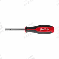 MILWAUKEE Nut Driver: Straight, HollowCore™, Metric, With Magnetized Tip, Std, Hollow Hex Nut Driver (MPN 48-22-2563). Key specifications — attr1214485: Hex; attr1214505: MILWAUKEE.