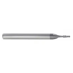 APPROVED VENDOR Ball End Mill: Carbide, AlTiN Coated, 2 Flute, 1/16" Mill Dia, 1" LOC, 2-1/2" OAL (MPN 251-001122B)