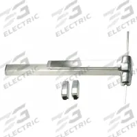 VON DUPRIN Surface Vertical Rod: 3 ft Max Door Wd, Stainless Steel (MPN 9827NL-OP-F 3 32D). Key specifications — attr1011860: Exit Device; attr1011837: VON DUPRIN; attr1011847: Surface Vertical Rod; attr1011858: Night Latch; attr1024139: Touchbar; attr1011835: Yes.