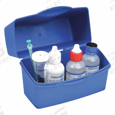LAMOTTE Chlorine Water Test Kit: Chlorine, 0 to 200 ppm, 0 ppm, 50 Tests, Handbook - Water Quality Test Kits