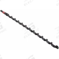 MILWAUKEE Auger Drill Bit: 11/16 in Drill Bit Size, 24 in Overall Lg, Hex Shank, Pole Auger Auger (MPN 48-13-6805). Key specifications — attr255259: Pole Auger; attr255260: Carbon Steel; attr255261: PTFE; attr277197: MILWAUKEE.