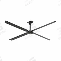 HUNTER INDUSTRIAL Ceiling Fan: 68,675 cfm Airflow, 12 ft Blade Dia, Variable Speeds, 120V AC, Silver (MPN X12-11P-IP-03). Key specifications — Voltage: 120V AC; Light Kit: No; Series: XP; Number of Speeds: Variable; Phase: Single; Current: 8.3 A; Brand: HUNTER INDUSTRIAL.