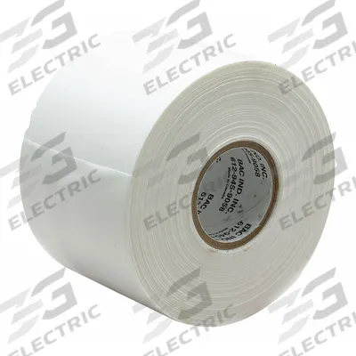 BAC INDUSTRIES Duct Tape: Light Duty, White, 3 in Wd, 36 yd Lg, 7.5 mil Thick, TW - General Purpose Duct Tape