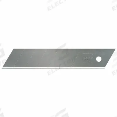 STANLEY Snap-Off Blade: 5 1/2 in Blade Lg, 1 in Blade Wd, 0.02 in Blade Thick, 7 Segments - Straight-Edge Standard-Tip Replacement Snap-Off Blades