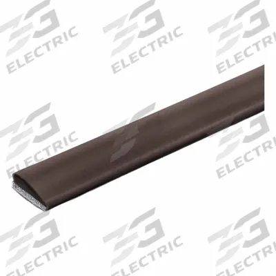 LORIENT Fire and Smoke Seal: Bulb, Self-Adhesive Mounting, Std, Elastomeric/Graphite/PVC - Fire & Smoke Perimeter Door Seals & Gaskets