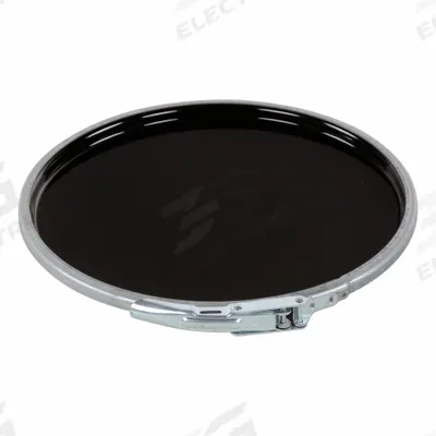 APPROVED VENDOR Pail Lid: Gasketed/Lever Lock, 12 3/4 in Overall Dia, Black, Steel - Lever Lock Lids