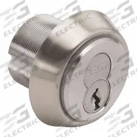 BEST Lockset Cylinder: Mortise, Interchangeable Core, Chrome (MPN 1E74C129RP3626). Key specifications — Brand: BEST; Lock Assembly Type: Mortise; Cylinder Core Type: Interchangeable Core Cylinder; Includes: Set Screw; Number of Pins: 7.