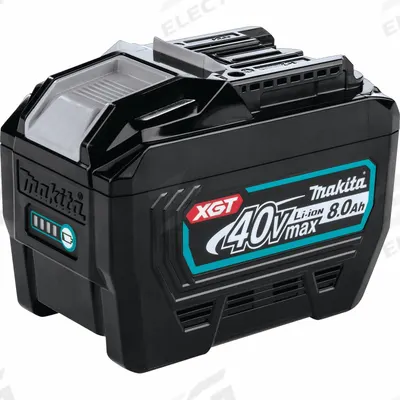 MAKITA Battery: XGT, 8 Ah, Battery Included, Tabbed, 40V DC (MPN BL4080F) - Makita Cordless Tool Batteries